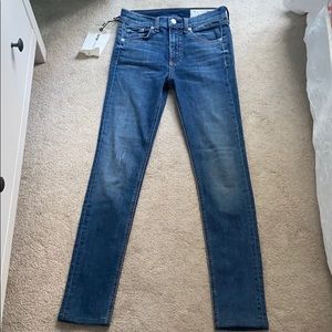 Rag & Bone High Rise Skinny EL Jeans